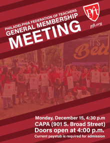 PFT membership meeting