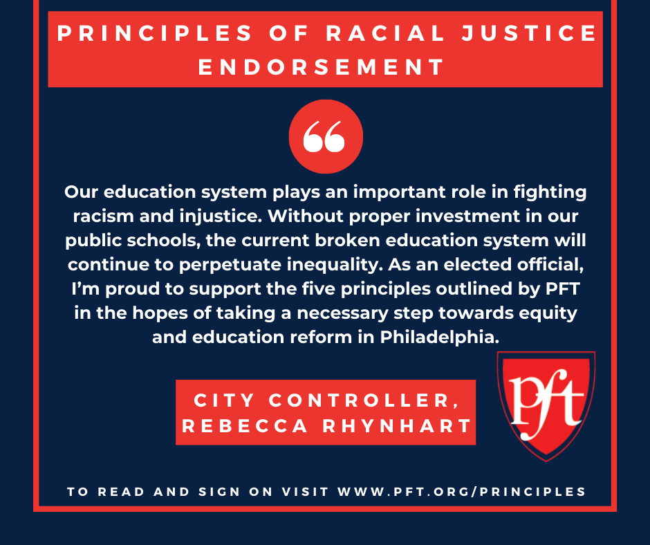 Quote from City Controller Rebecca Rhynhart
