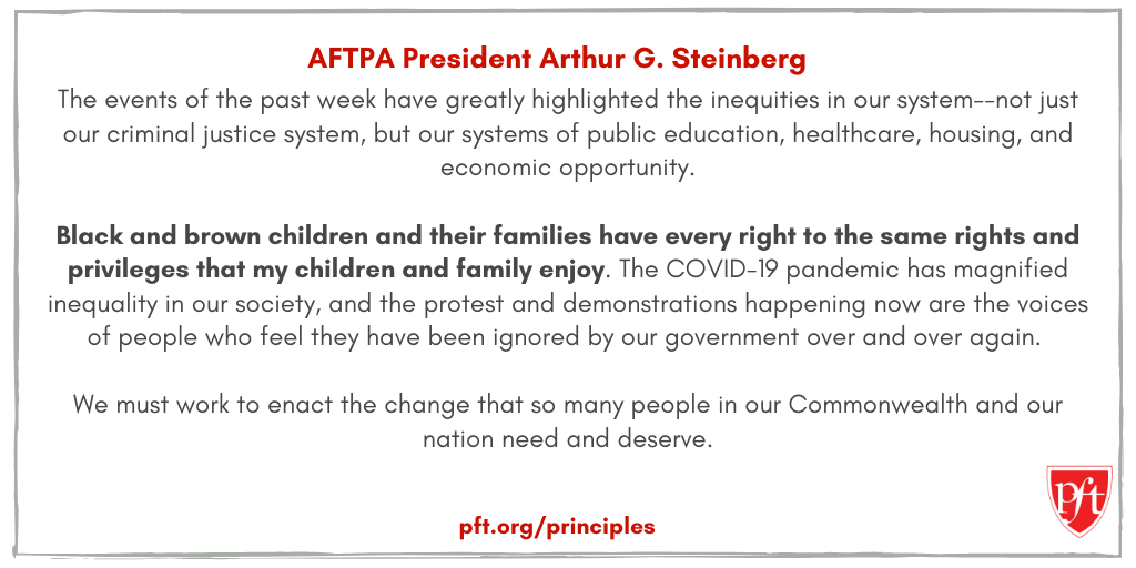 Quote from AFTPA President Arthur G. Steinberg