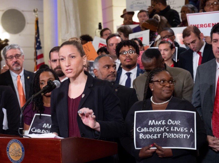 PFT and the Fund Our Facilities Coalition at the State Capitol