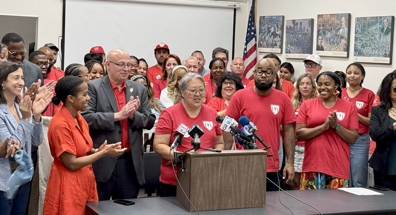 PFT members update the public on contract negotiations