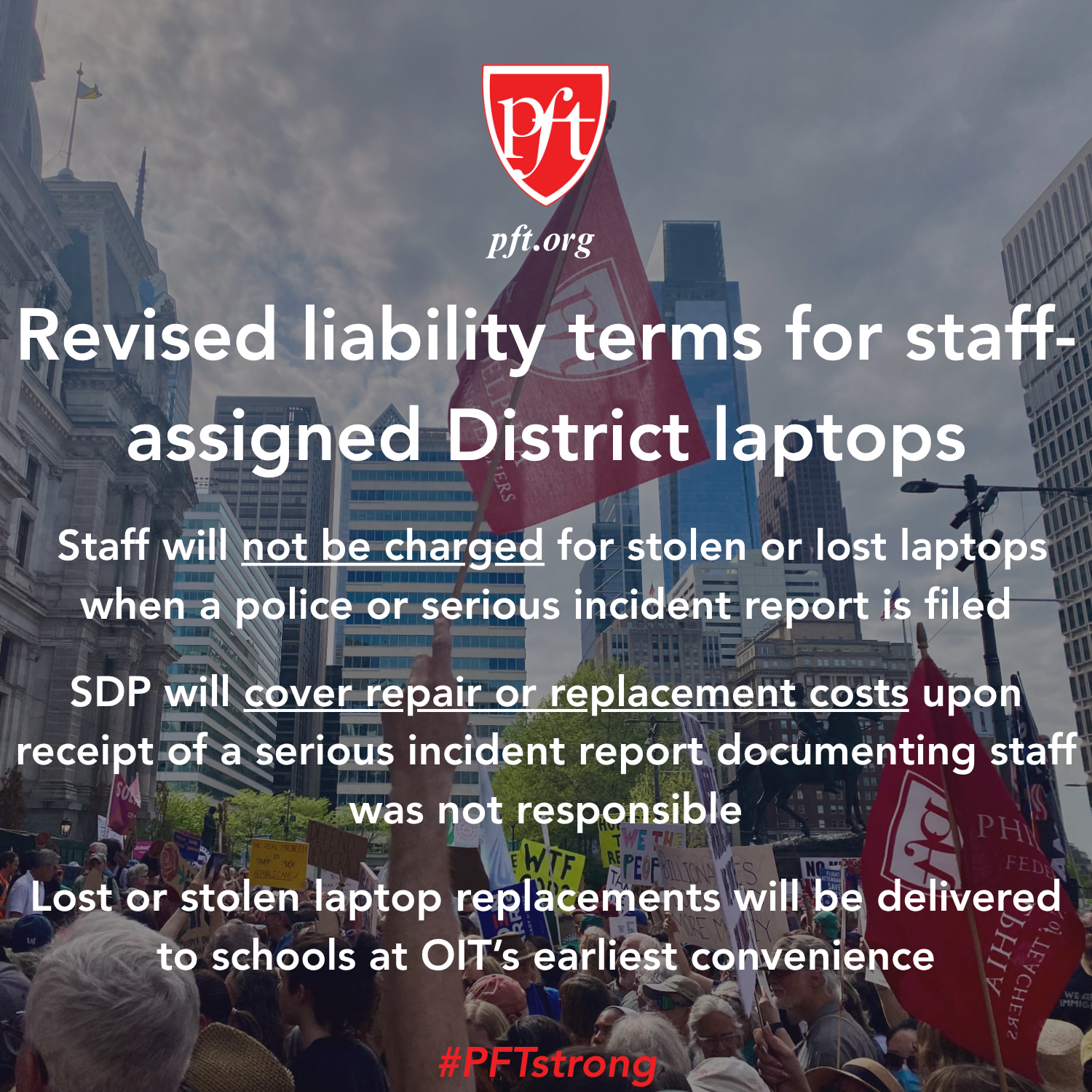 Revised District-issued laptops agreement