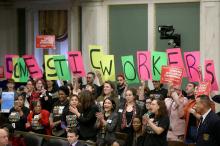 Domestic Workers rally for unprecedented protections