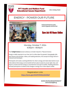 ENERGY—POWER OUR FUTURE 