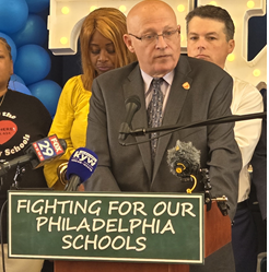 PFT President Arthur Steinberg 